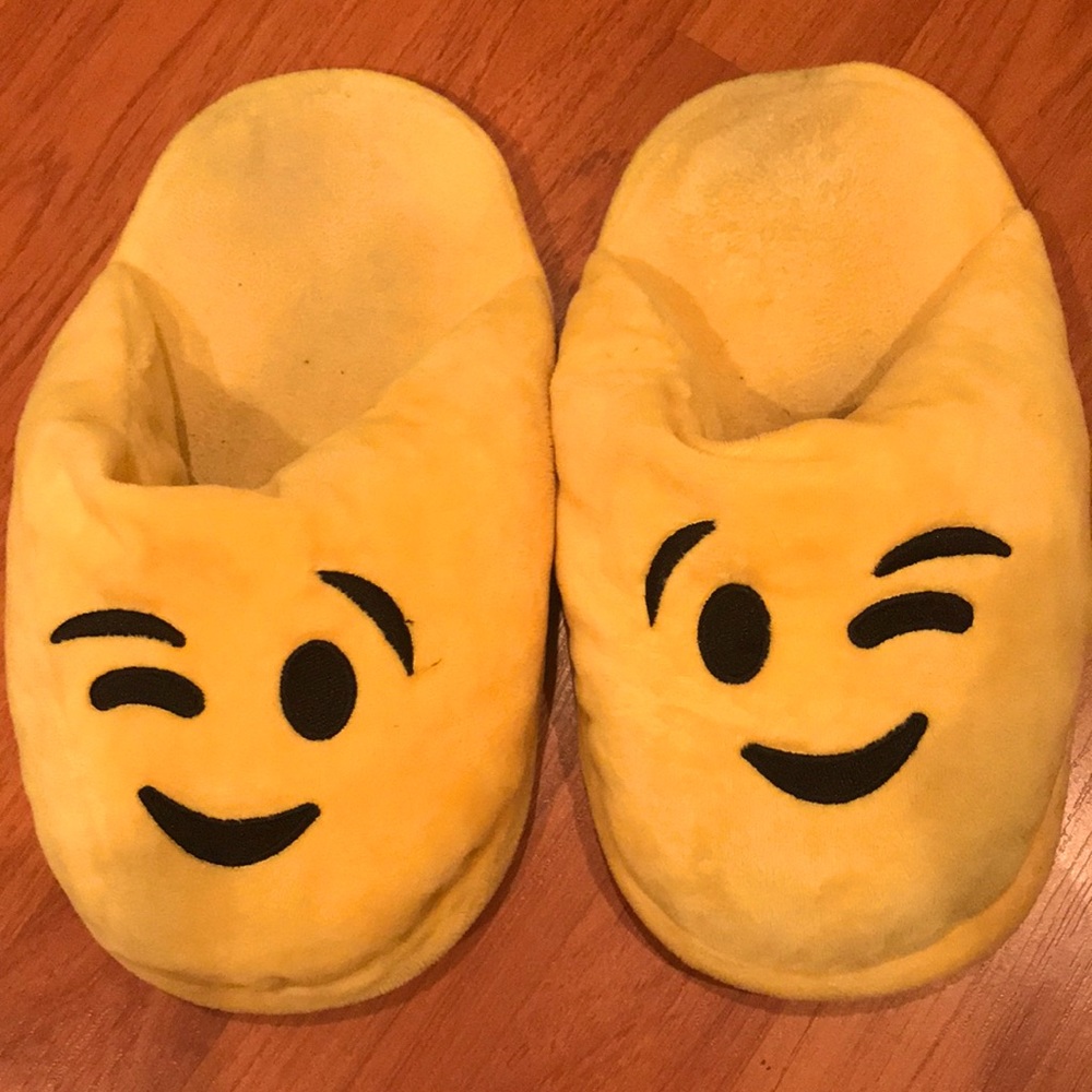 Emoji slippers